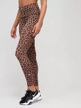Image of Nike The One Dri-FIT Leggings - Leopard Print, Leopard Print, Size XS, Women