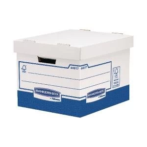 Image of Fellowes Basics Heavy Duty Storage Box Standard Pack of 10 BB72105
