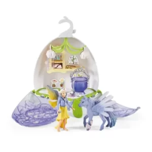 Image of SCHLEICH Bayala Magical Vet Blossom Toy Playset, Unisex, 5 to 12 Years, Multi-colour (42523)