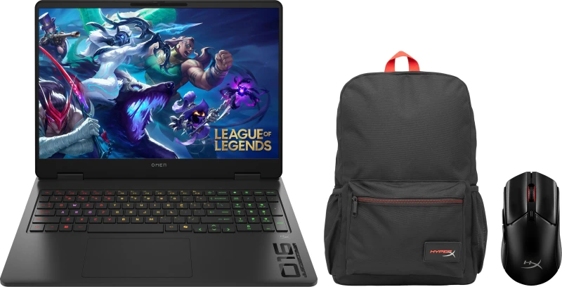 Image of HP OMEN Gaming 16-ap0300na Copilot+ PC AMD Ryzen 9 8940HX Laptop 40.6cm (16") 2K 24 GB DDR5-SDRAM 1TB SSD NVIDIA GeForce RTX 5060 WiFi 6E (