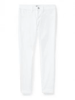 Image of Ralph Lauren Girls White Skinny Jean