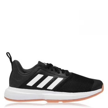Image of adidas Essence Mens Indoor Sports Shoes - Black/White