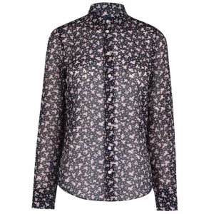 Image of Gant Gant Multi Floral Shirt - 614 Preppy Pink