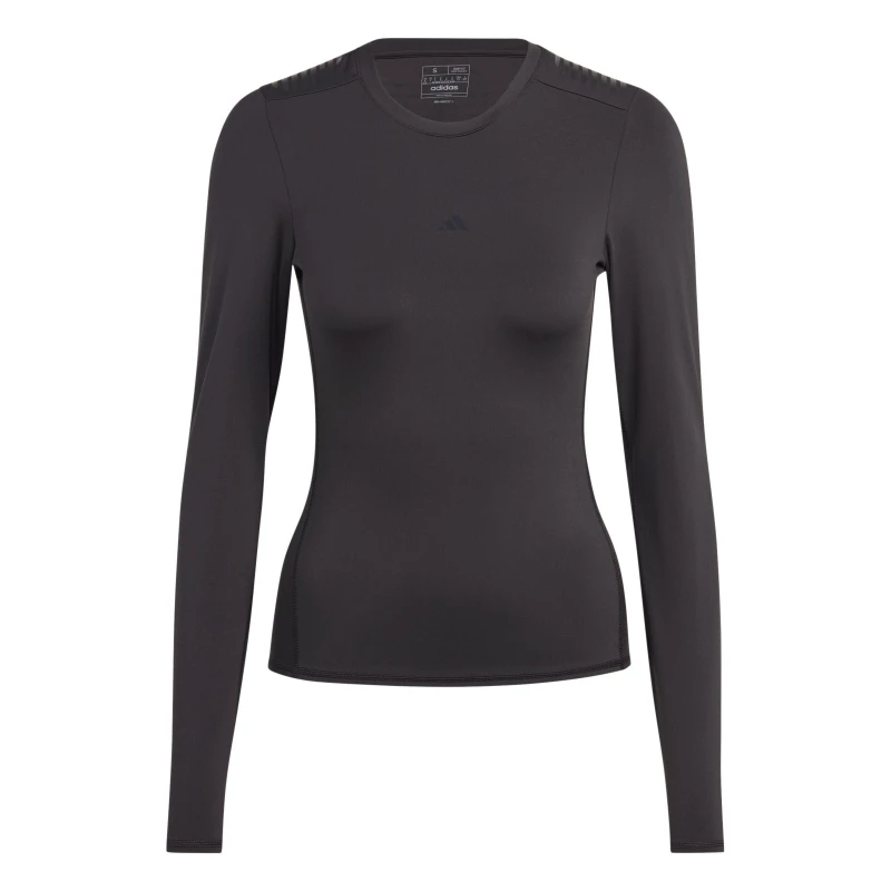 Image of adidas Long-Sleeve base layer t-shirt Womens Black female 12 (M)