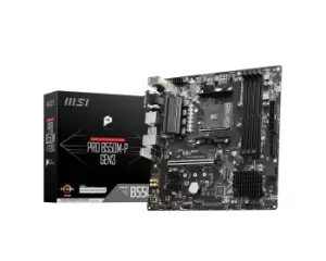 Image of MSI PRO B550M-P GEN3 motherboard AMD B550 Socket AM4 micro ATX