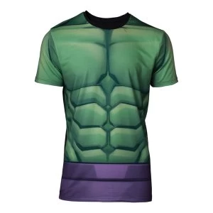 Image of Incredible Hulk - Sublimation Mens Small T-Shirt - Green