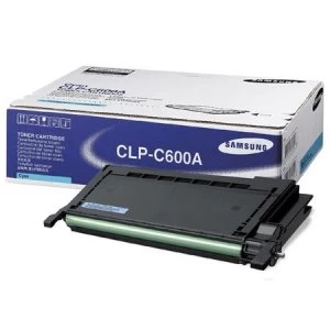 Image of Samsung CLP-C600A Original Cyan Laser Toner Ink Cartridge