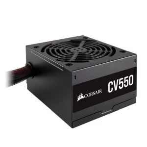 Image of Corsair 550W CV Series CV550 PSU, Sleeve Bearing Fan, Fully Wired, 80+ Bronze UK Plug
