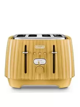 Image of DeLonghi Ballerina CTD4003Y 4 Slice Toaster