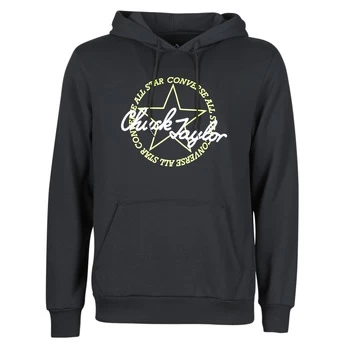 Image of Converse DECONSTRUCTED CHUCK PATCH PULLOVER HOODIE mens Sweatshirt in Black - Sizes S,M,L,XL