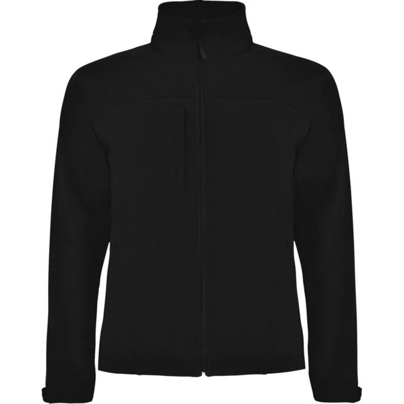 Image of ROLY ROLY Men Rudolph Soft Shell Jacket in True Black Size: Small True Black S Male 5063470491384