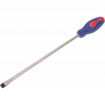 Image of Faithfull Soft Grip Flared Slotted Tip Screwdriver 12mm 300mm