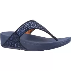 Image of Fit Flop Womens Lulu Glitter Toe Post Flip Flops Sandals UK Size 8 (EU 42)