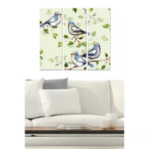 Image of MDF28888401 Multicolor Decorative MDF Painting (3 Pieces)