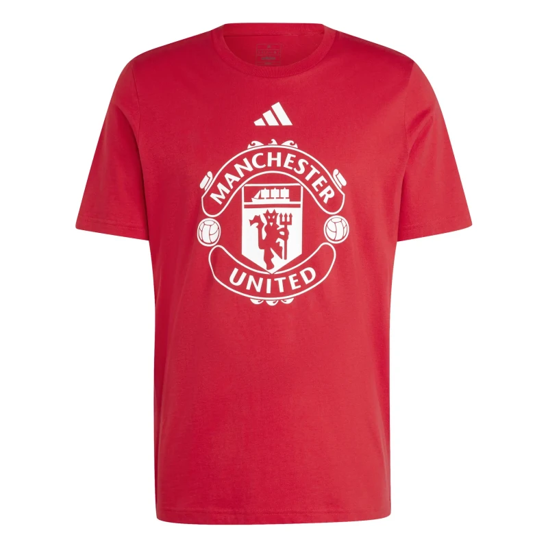 Image of Adidas T-Shirt Manchester United Dna Graphic 2024/25 Rouge Male M
