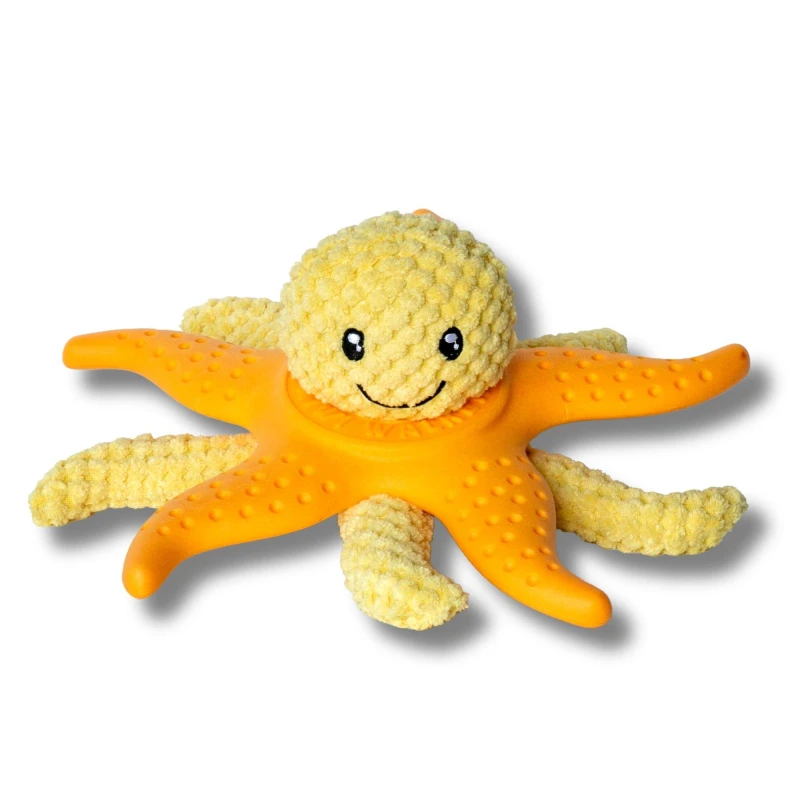 Image of Kiwi Walker Lets Play Orange Octopus & Starfish Orange unisex one size