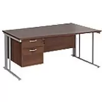 Image of Dams International Wave Desk MCM16WRP2SW 1,600 x 725 x 800 - 990 mm