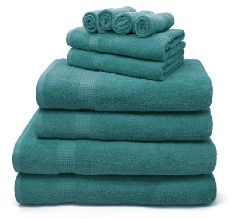 Image of Velosso Luxury 100% Egyptian Cotton Towels 550Gsm Soft & Absorbent Cotton Towels Aqua - Bath Sheet