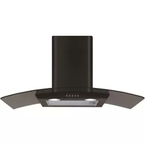 Image of CDA ECP82 80cm Curved Chimney Cooker Hood