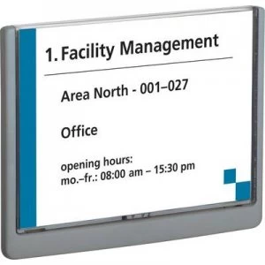 Image of Durable Door sign 486637 (W x H) 210 mm x 148.5mm Graphite 486637
