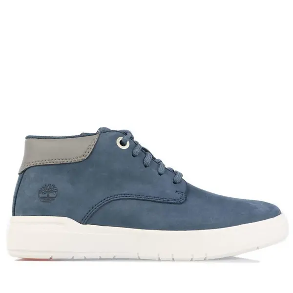 Image of Timberland Children Seneca Bay Leather Chukka Boots - Blue 1 infant