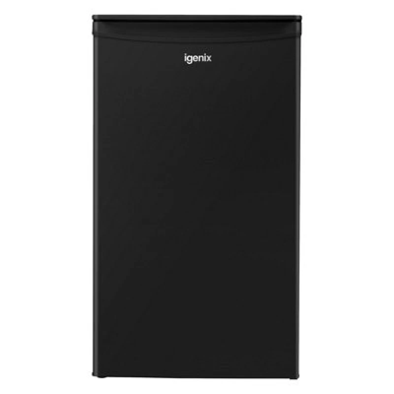 Image of Igenix Igucb048B Freestanding Undercounter Fridge, Chill Box, 92L, 2 Glass Shelves, Reversible Door, Black