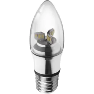 Image of Kosnic 4W LED ES/E27 Candle Warm White - KDIM04CND/E27-SLV-N27