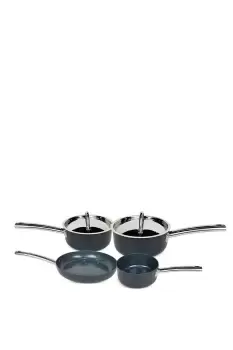 Image of Hard Anodised 4 Piece Pan Starter Set