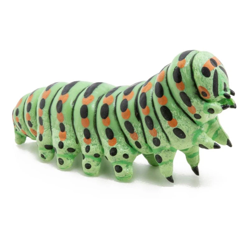 Image of Difuzed Wild Life in the Garden Caterpillar Toy Figure, 3 Years or Above, Green (50266) Multi unisex