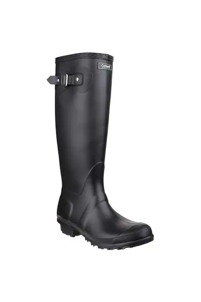 Image of Cotswold 'Sandringham' PVC Wellington Boots Black