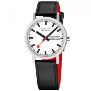 Image of Unisex Mondaine Classic 36 Day Date Watch