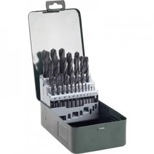 Image of Bosch Accessories 2607019446 HSS Metal twist drill bit set 25 Piece rolled DIN 338 Cylinder shank 1 Set