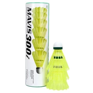 Image of Yonex Mavis 300 Shuttles - Tube of 6 - Yellow