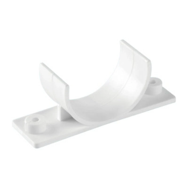 Image of McAlpine T30-CLAMP 1.5" Pipe Clip for Floor Mounted Discharge Pipe Installations White