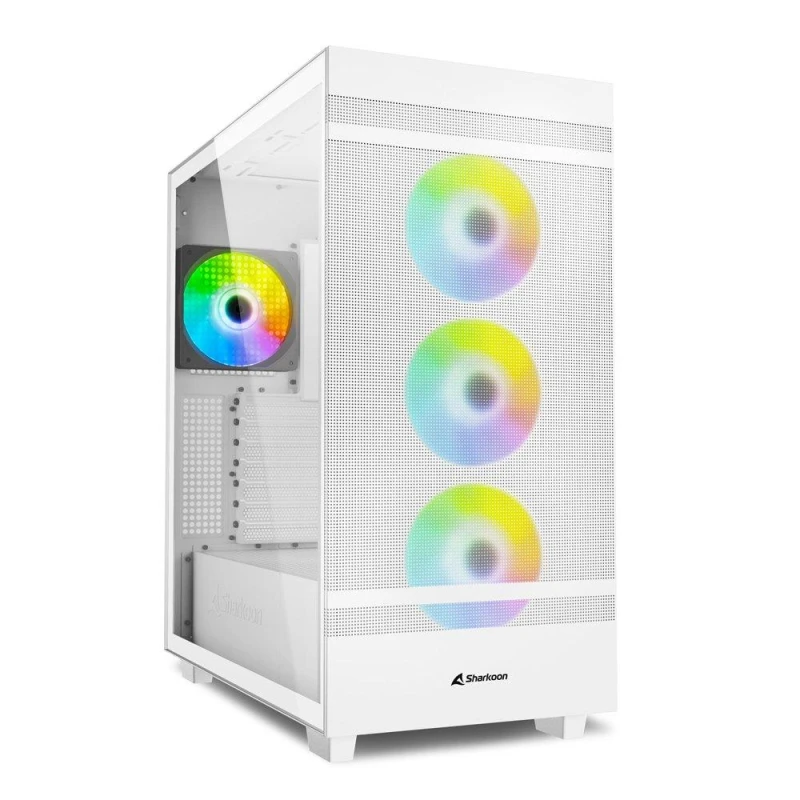 Image of Sharkoon Rebel C50 RGB Black, Mid Tower Metal PC Gaming Case