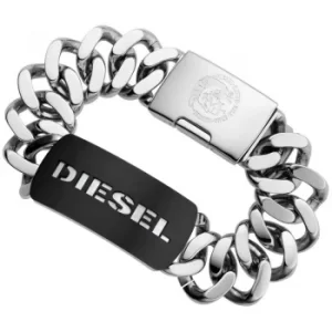 Image of Mens Diesel Stainless Steel Bracelet