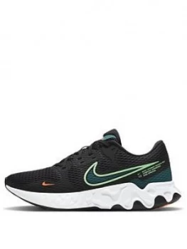 Image of Nike Renew Ride 2, Black/Lime, Size 10, Men
