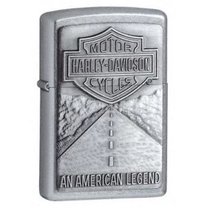 Image of Zippo Street Chrome Harley Davidson USA Windproof Lighter