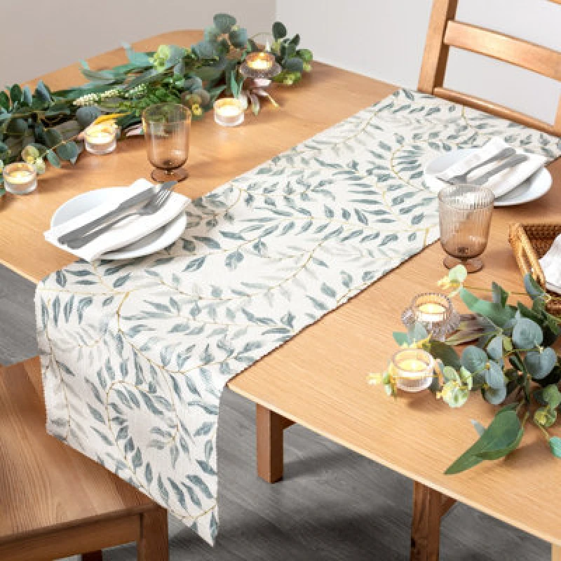 Image of Evans Lichfield Wylder Wild Garden Indoor And Outdoor Table Runner In Multi 5.02553E+12