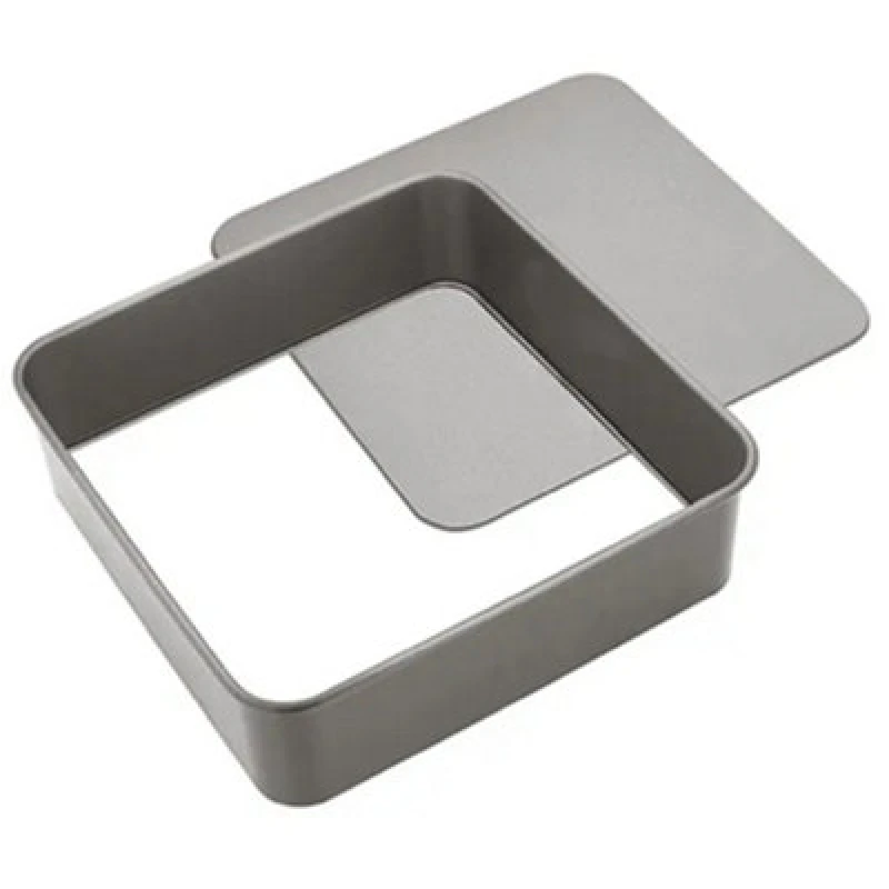 Image of Judge Bakeware Non-Stick Square Cake Tin 25Cm With Loose Base - Grey