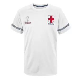 Image of Fifa World Cup Qatar 2022 England Mens T-Shirt in White