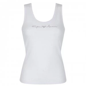 Image of Emporio Armani Signature Vest White Size L Women