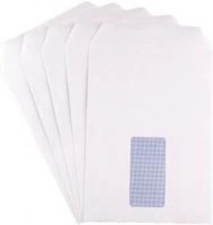 Image of Q Connect Pkt C5 Wht Wdw Ss 90g Pk25 - 20 Pack