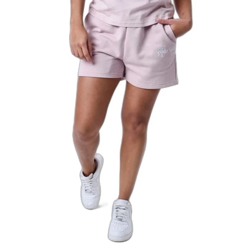 Image of Project X Paris Basic shorts with embroidered logo For Her Project X Paris Rose Female XS
