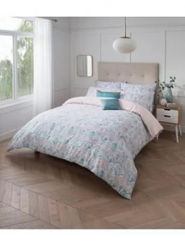Image of Sam Faiers Hallie 100% Cotton Percale Duvet Cover Set