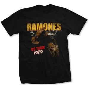 Image of Ramones - Tour 1979 Unisex Medium T-Shirt - Black