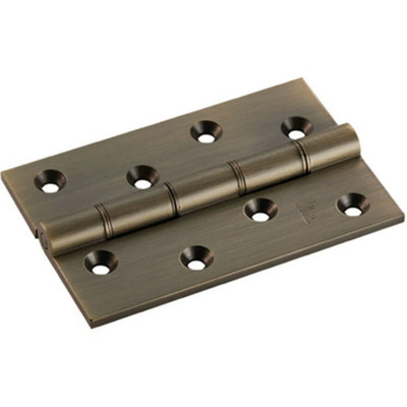 Image of Loops PAIR 102 x 67 x 4mm Brass Washered Butt Hinge Antique Brass Internal Door Metallics