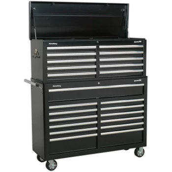 Image of Sealey Superline Pro 23 Drawer Roller Cabinet and Tool Chest Black