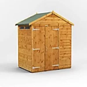 Image of Power Garden Shed 46PASSDD Golden Brown 4x6