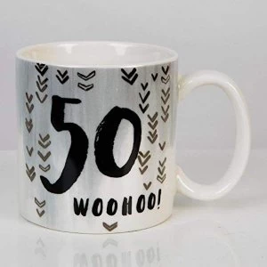 Image of Luxe Ceramic Male Birthday Mug - 50
